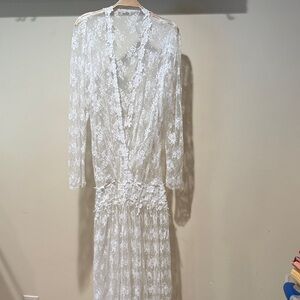 Elegant Long Sleeve Lace Dress